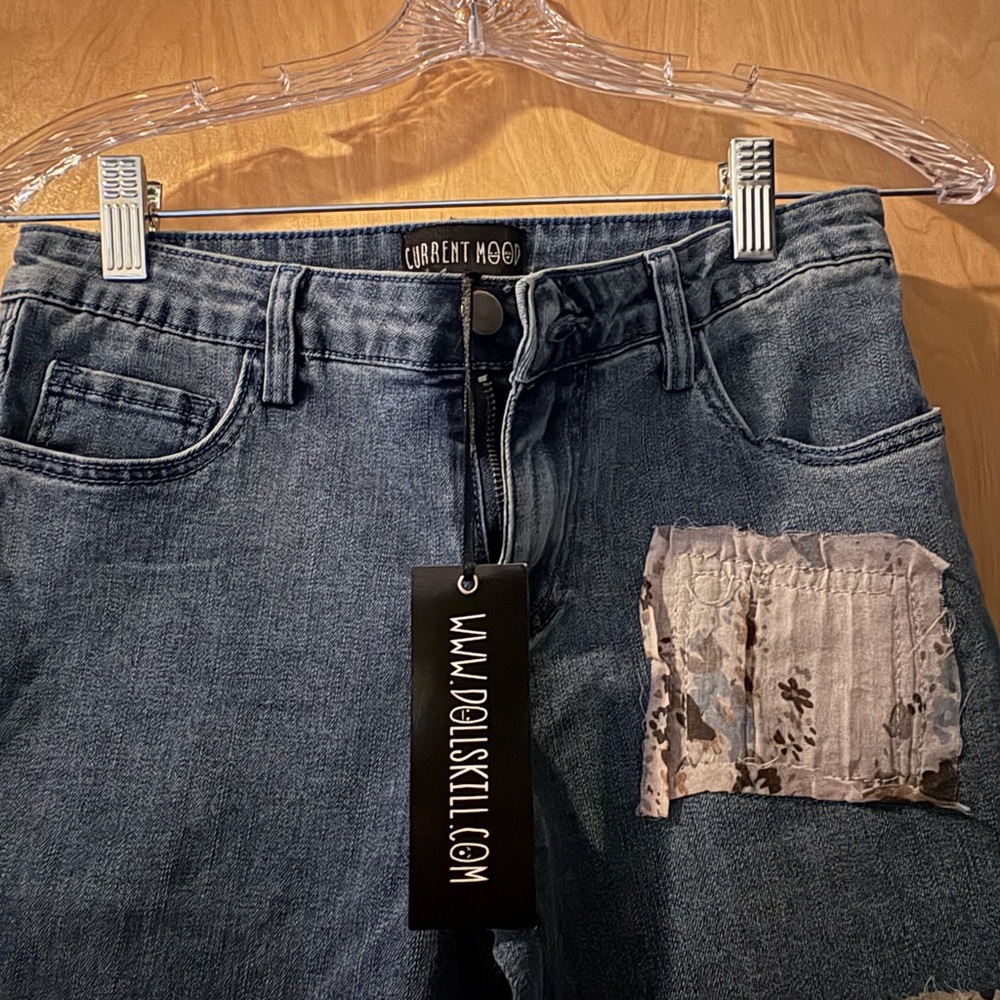 Dolls Kill, Flora Delights Denim Pants - Picture 3 of 6